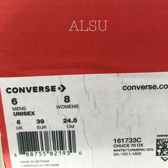 Converse Chuck 70 Leather OX White Turmeric W - Picture 8 of 8